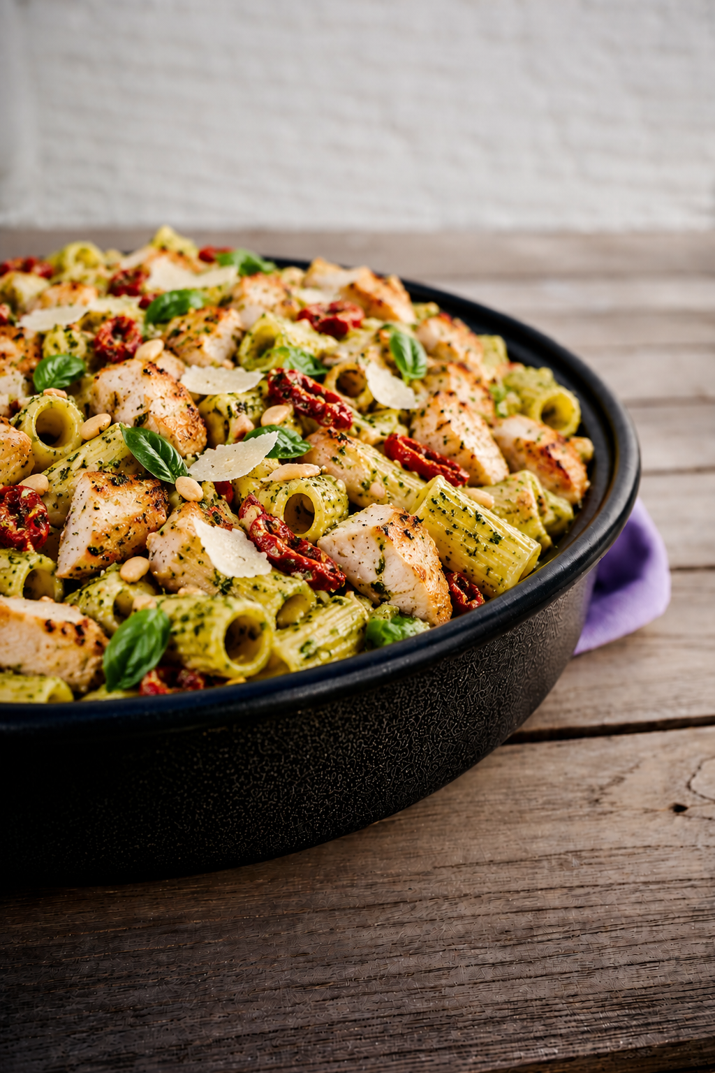 Pesto & poulet grillé