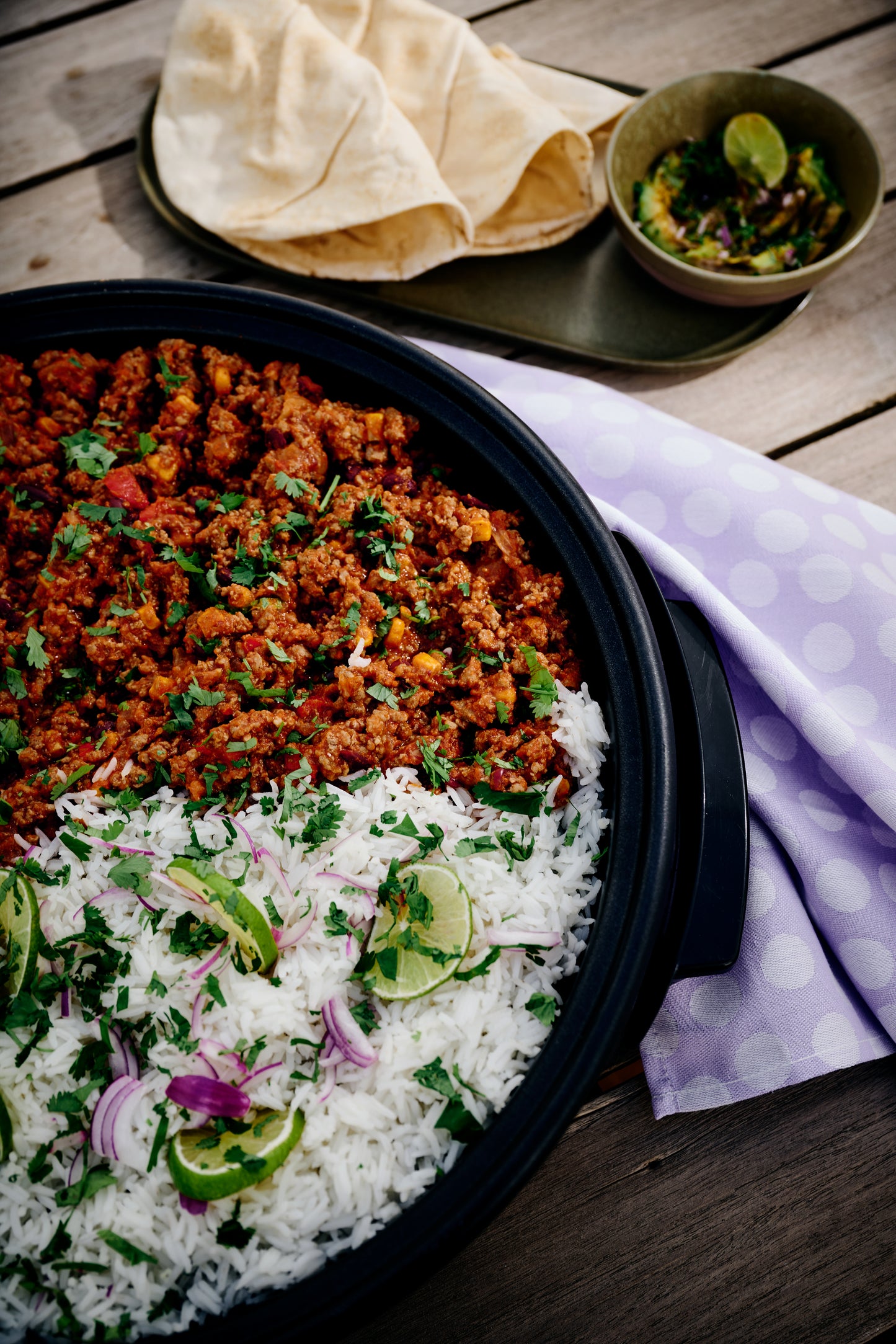 Chili con carne & riz