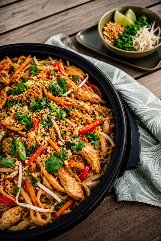 Pad thaï poulet