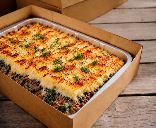 Hachis parmentier épinards