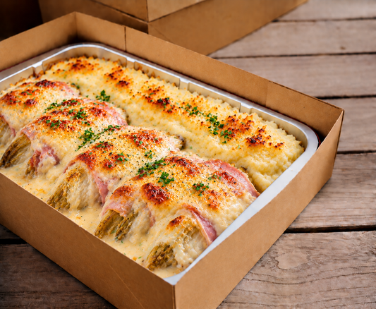 Chicons au gratin & purée