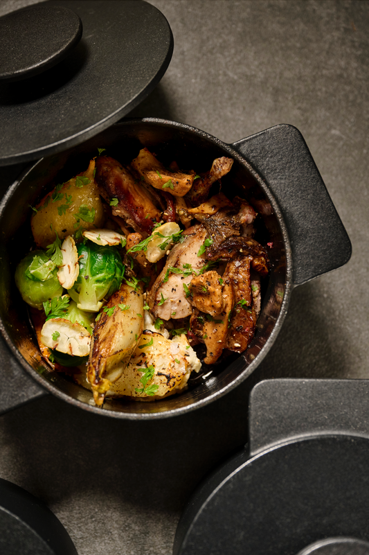 Caille farcie au ris de veau