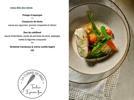 menu fête des mères